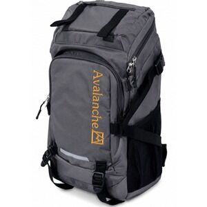 Avalanche Lifestyle Backpack Daypack Gray Black Multi compartment Back To School